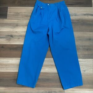 Vintage 1970 Women’s Petites J.G. Hook Blue Slacks. Size 12P